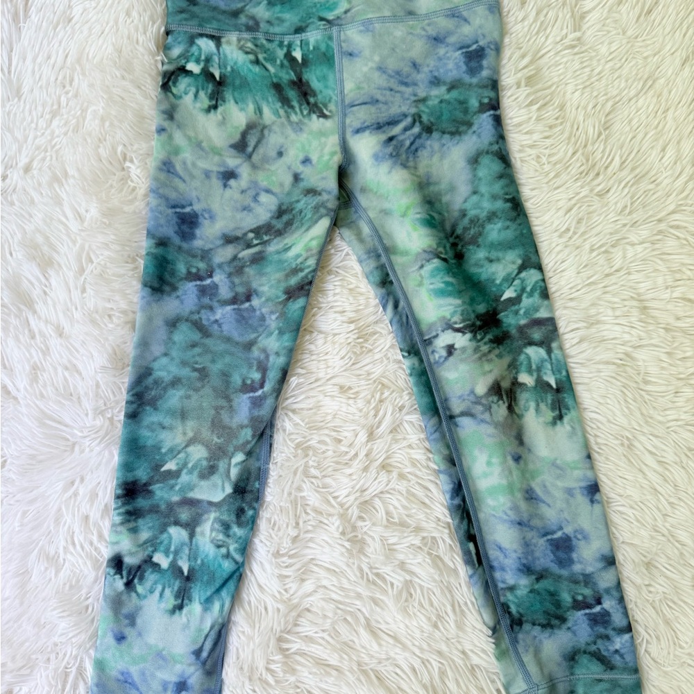Girls Athleta Tie-Dye Leggings L